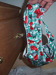 This crossdresser is a real pantie sniffer