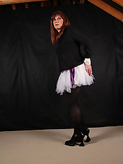 Lucimay loves her ballet dress but loves a bit of BDSM more